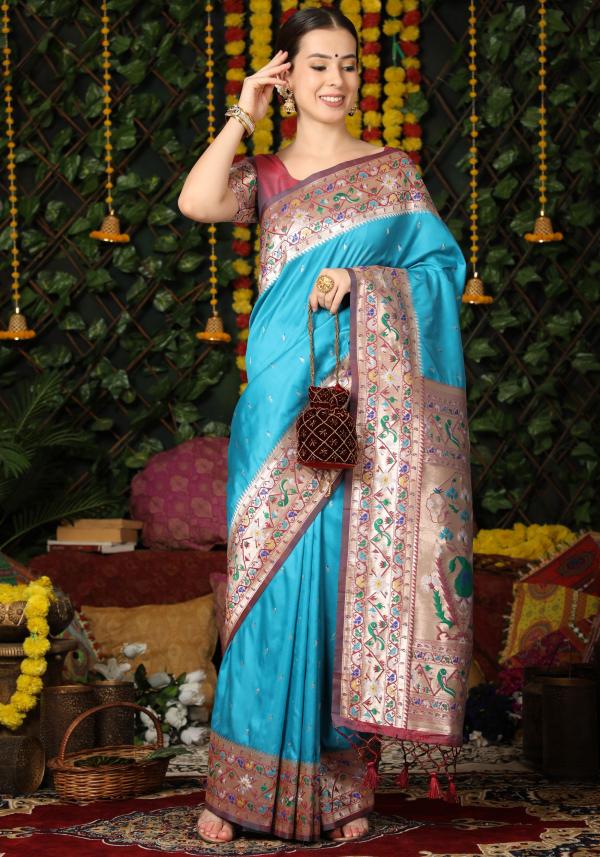 Paithani Srivalli Designer Occasional Silk Saree Collection